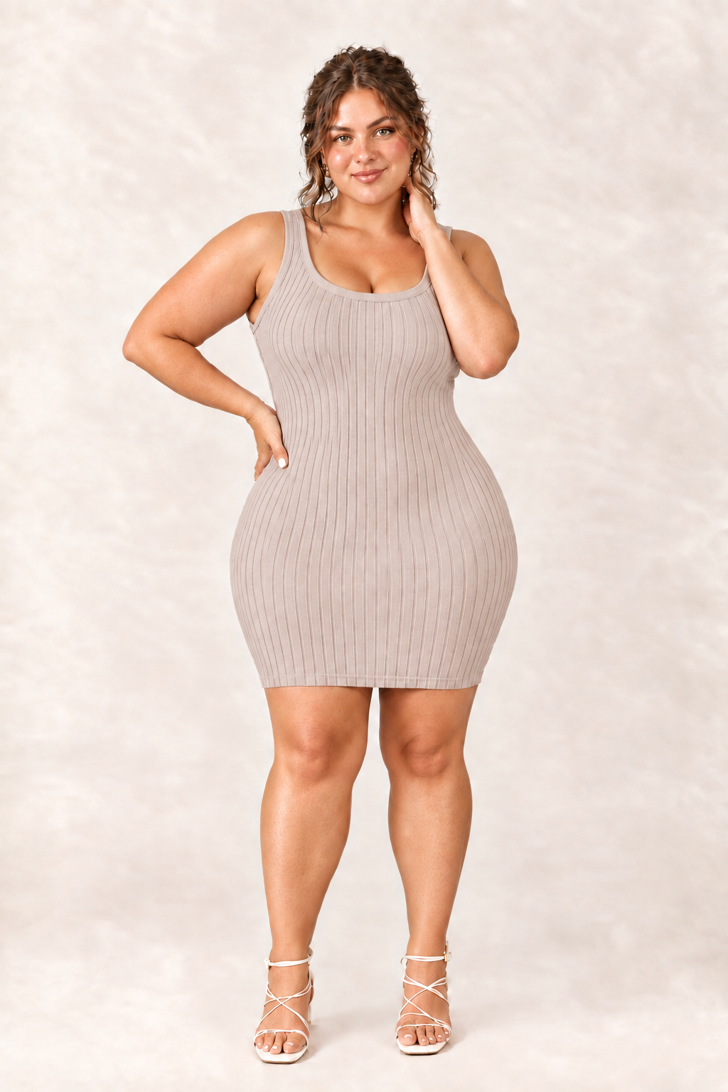 Beige XL con retoque natural de piel
