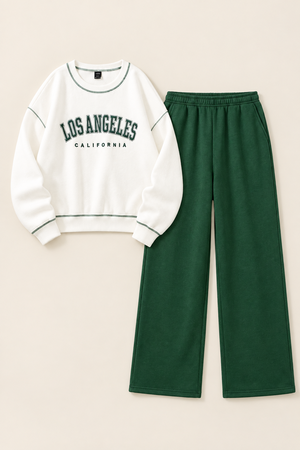 Los Ángeles blanco con verde
