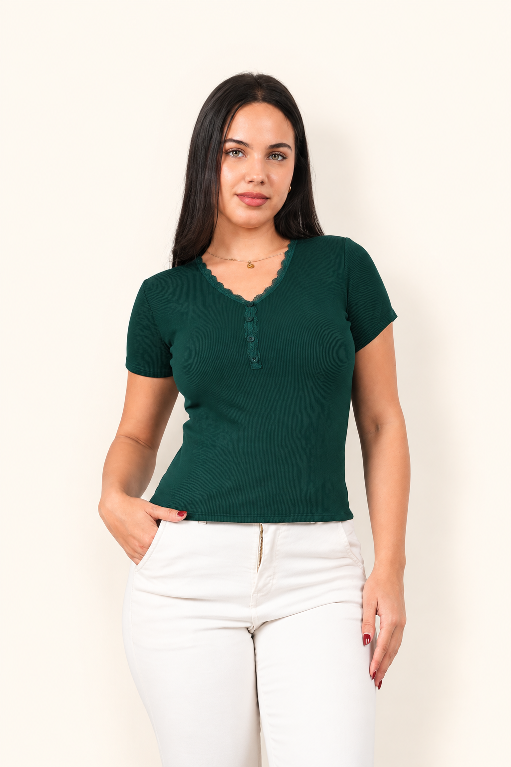 Polo con fondo armonizado